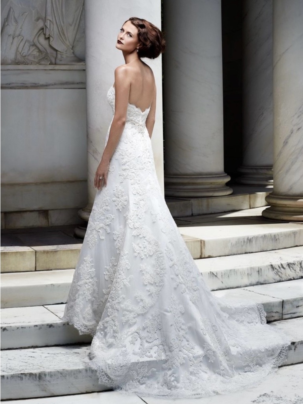 CASABLANCA Champagne Wedding Gown